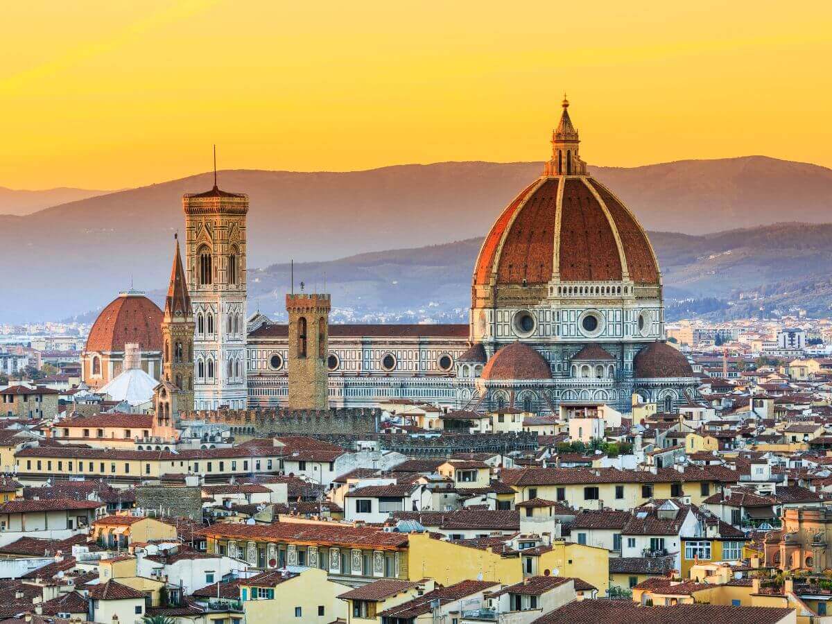 View ud over Firenze