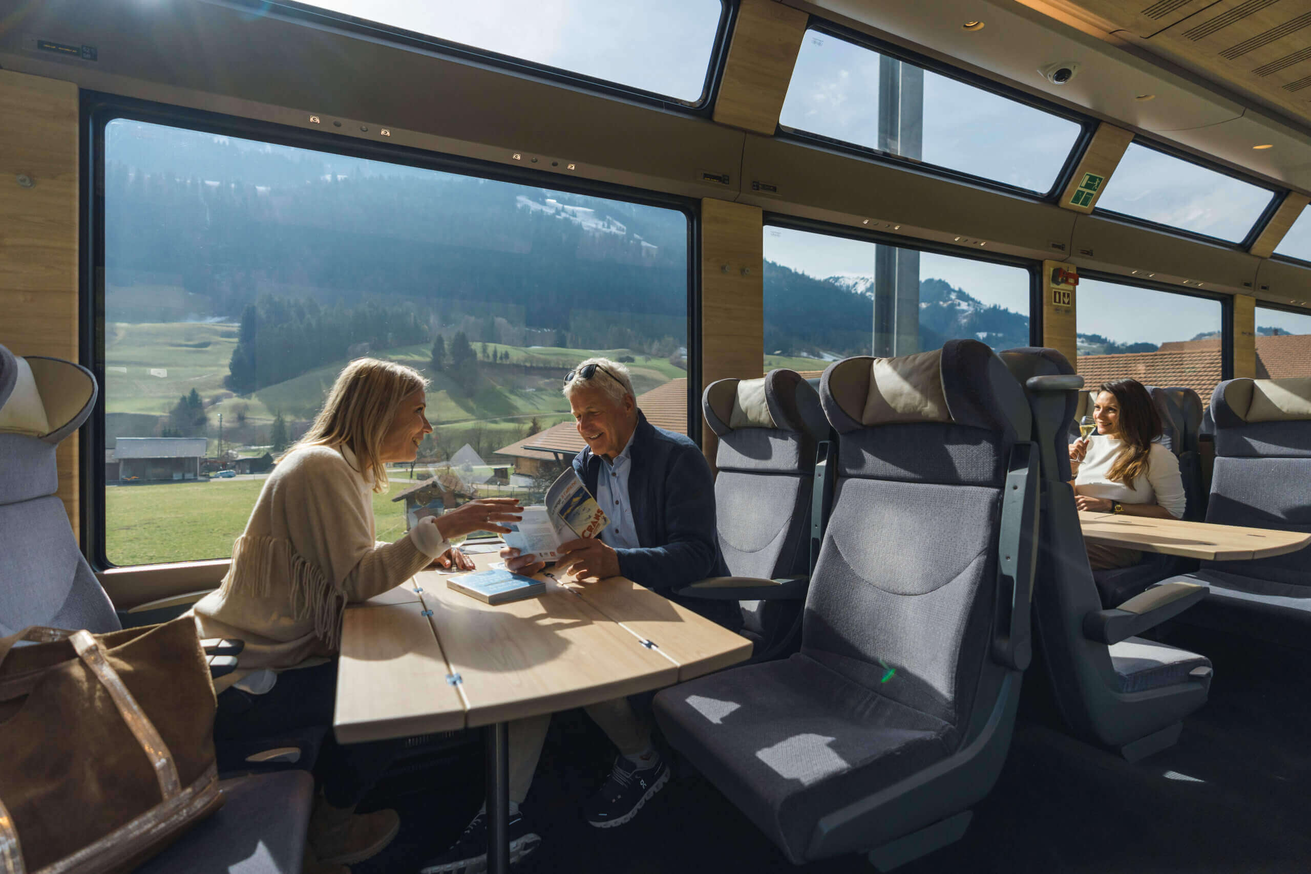 Golden Pass Ekspress mellem Interlaken og Montreux