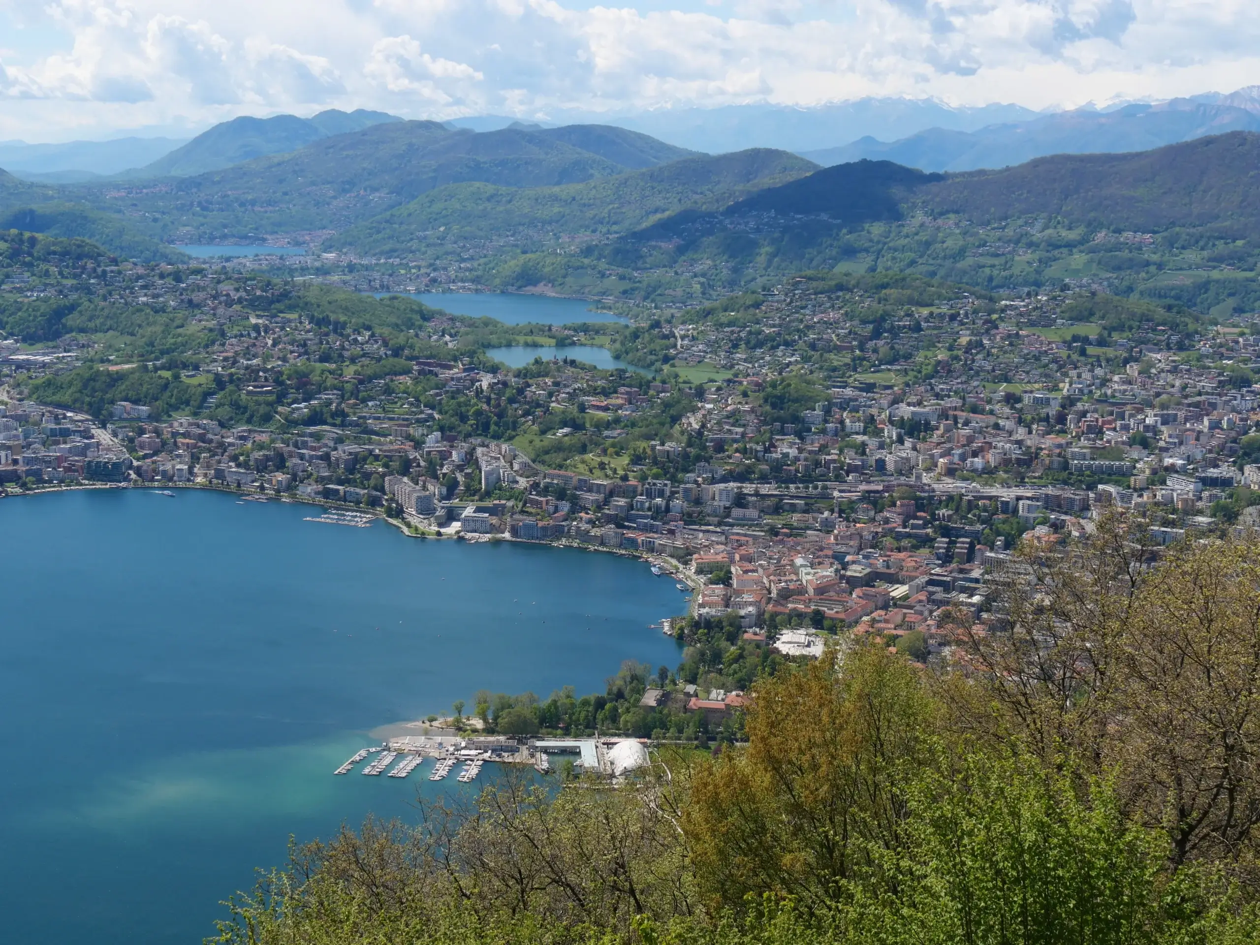 Udsigt fra Monte Bré, Lugano