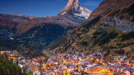 Togrejse: fra Rom til Paris med "Matterhorn" og "Alpernes Venedig", 10 dages fortryllende togtur