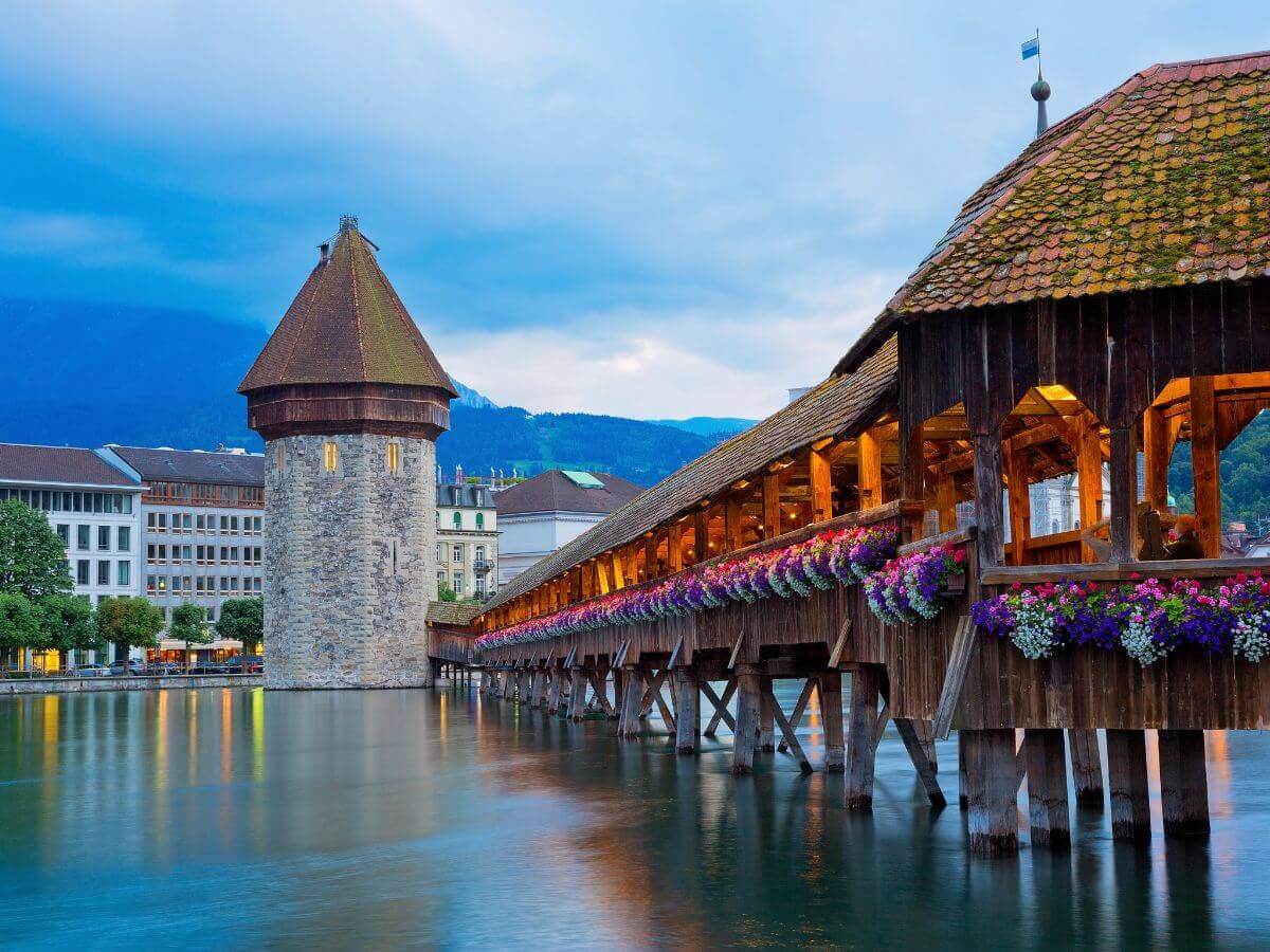 Bo ved Luzern søen 