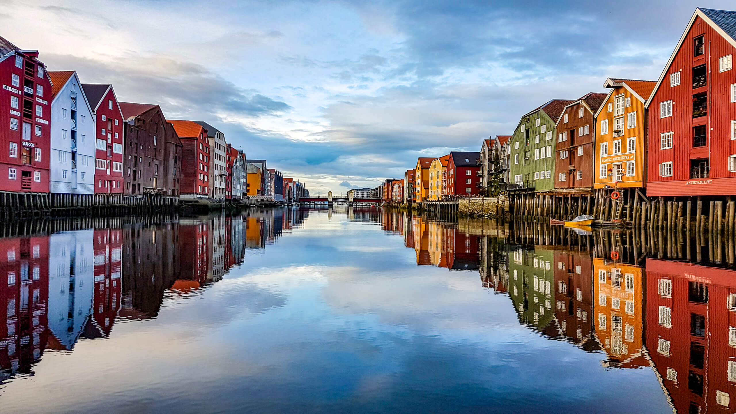 Den gamle havn I Trondheim