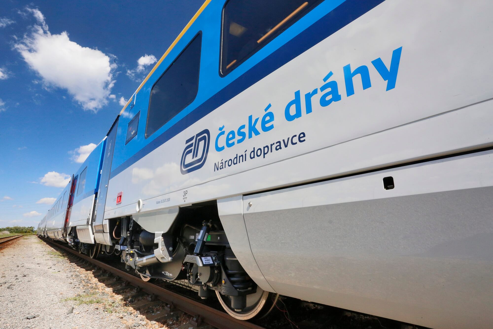 Direkte Ceske Drahy tog mellem Flensborg og Prag med restaurantvogn