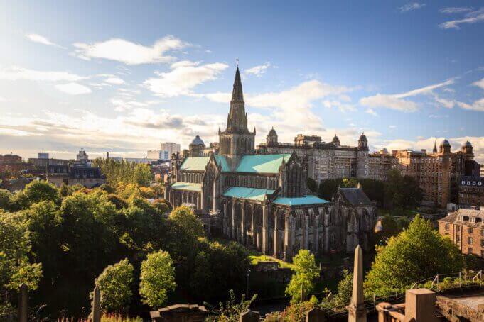 Glasgow Cathedral - Togrejse Skotland - Togrejser Europa