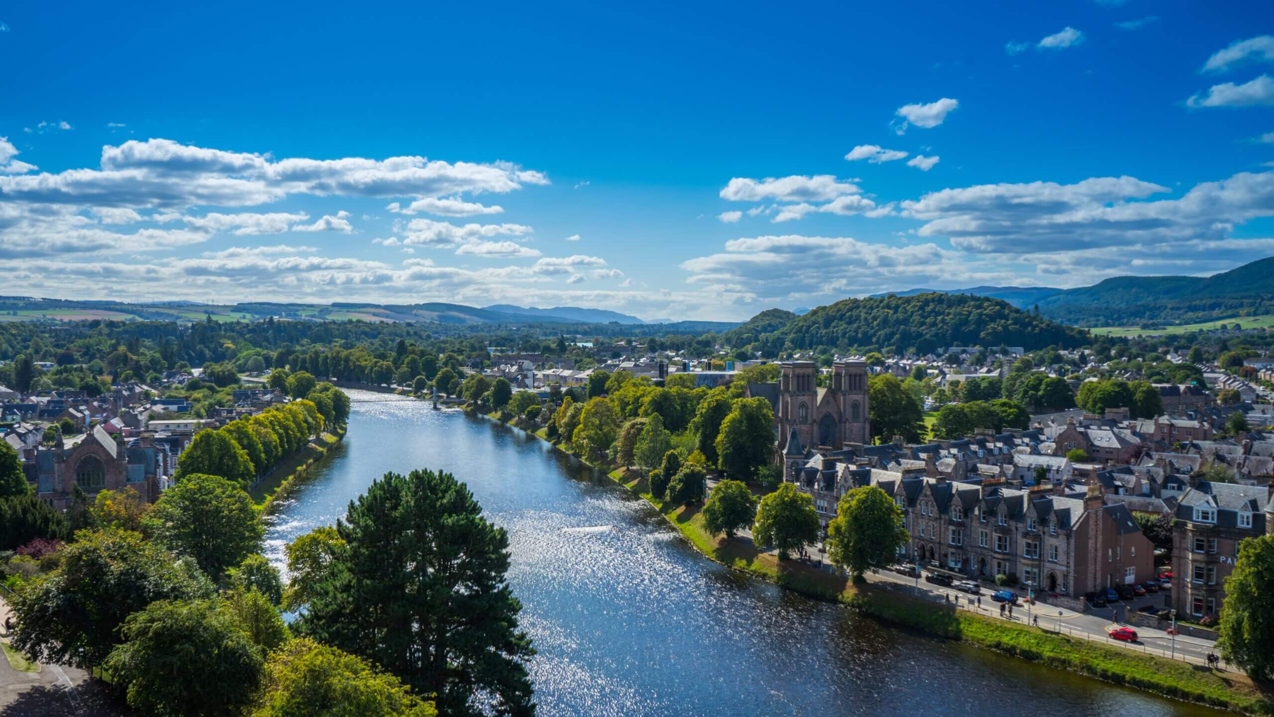 Inverness solrig dag Togrejser Skotland