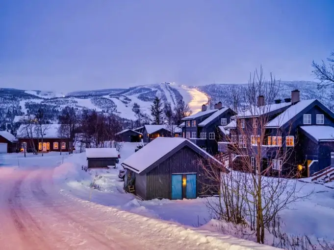 kiferie i Geilo med Bergensbanen