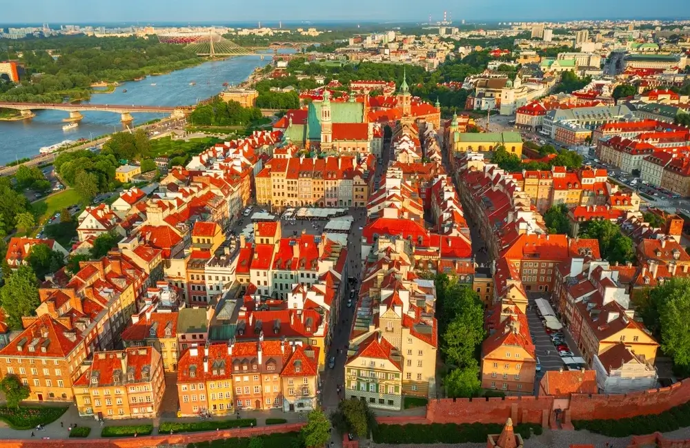 Den gamle by i Warszawa