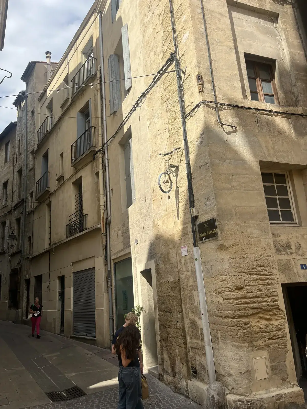 Snævre gyder i Montpelliers gamle bydel