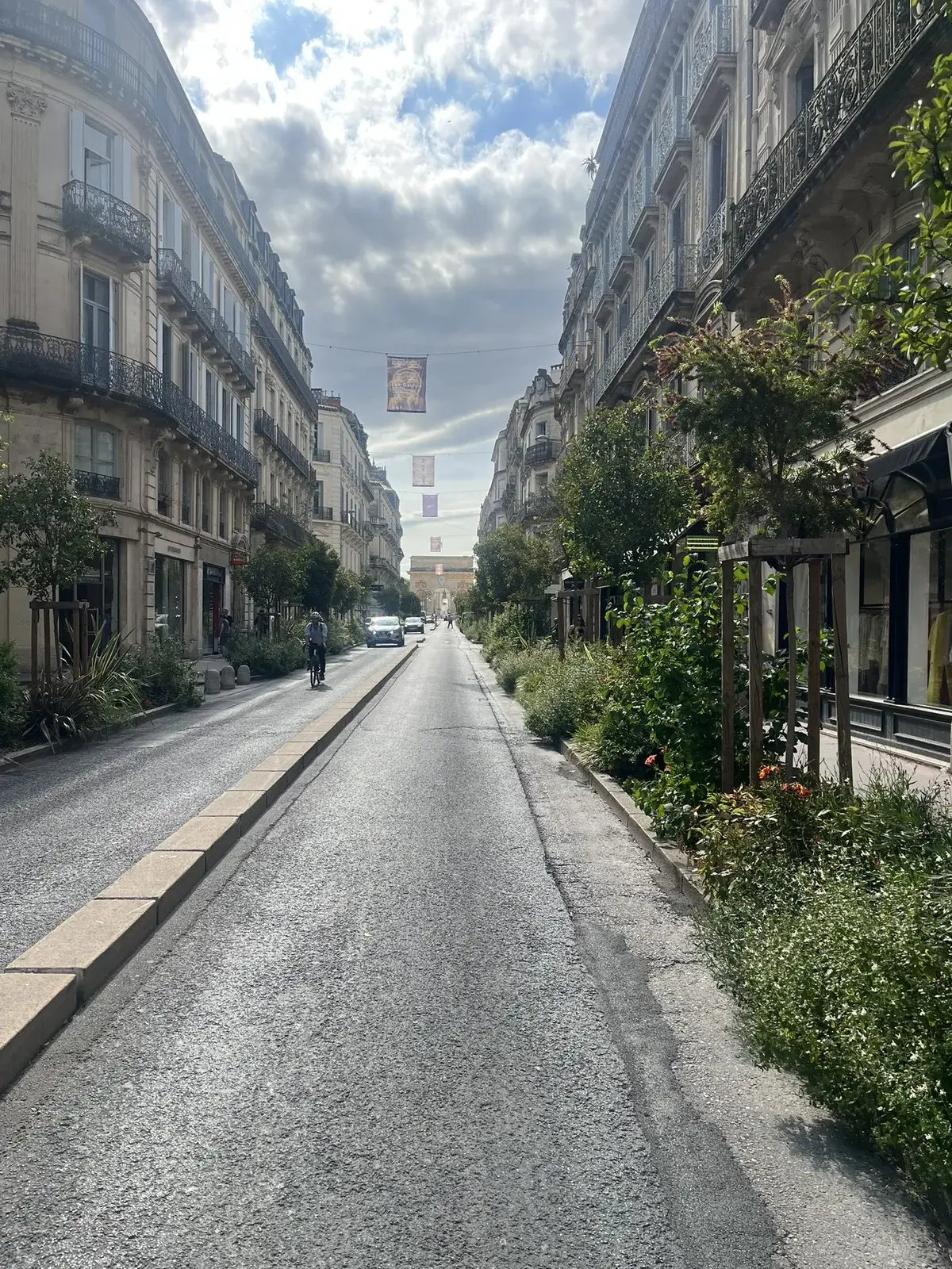 Snæver gyde i Montpelliers gamle bydel