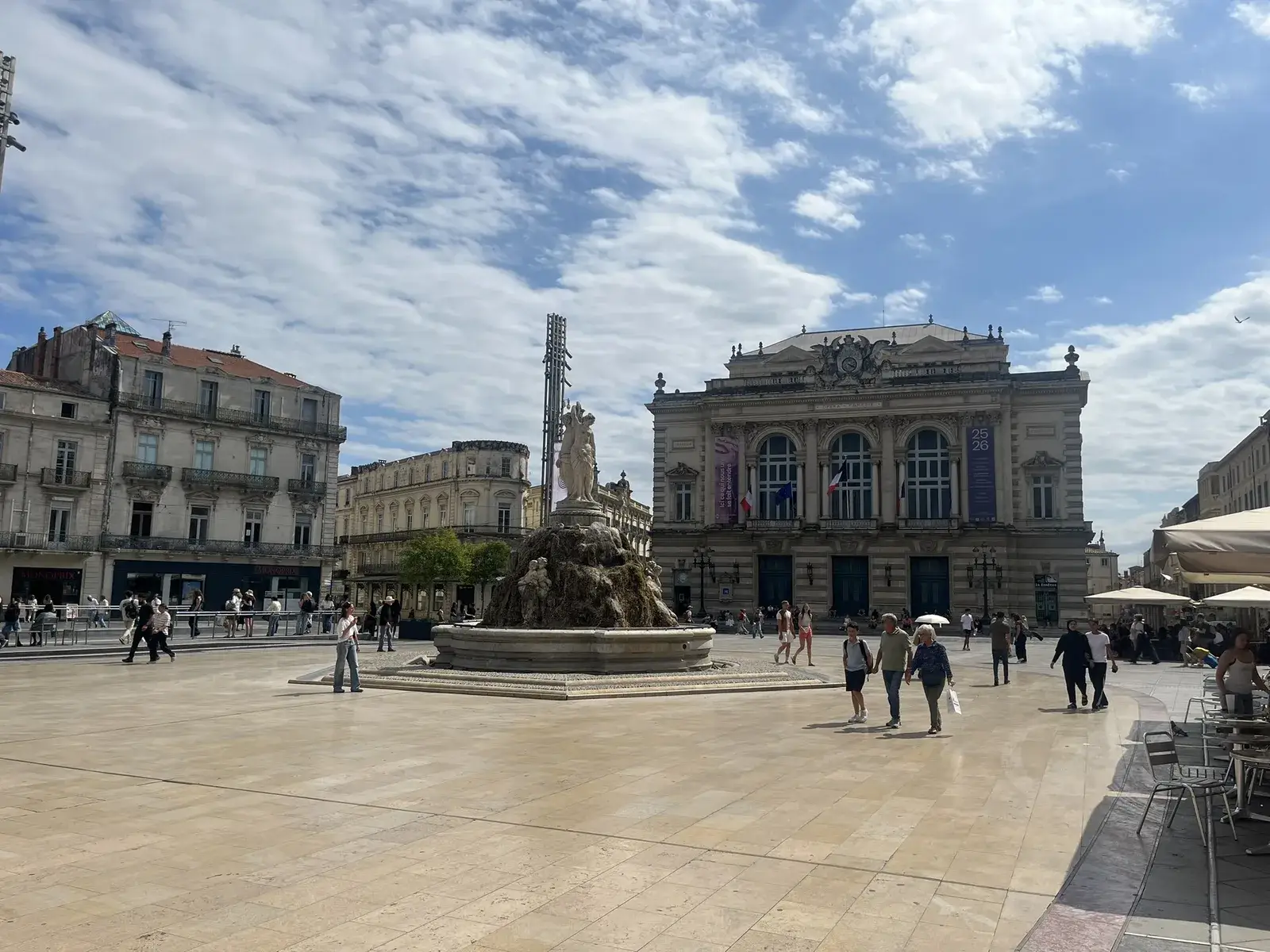 Plads i Montpelliers gamle bydel