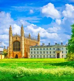 King's College og kapellet i Cambridge