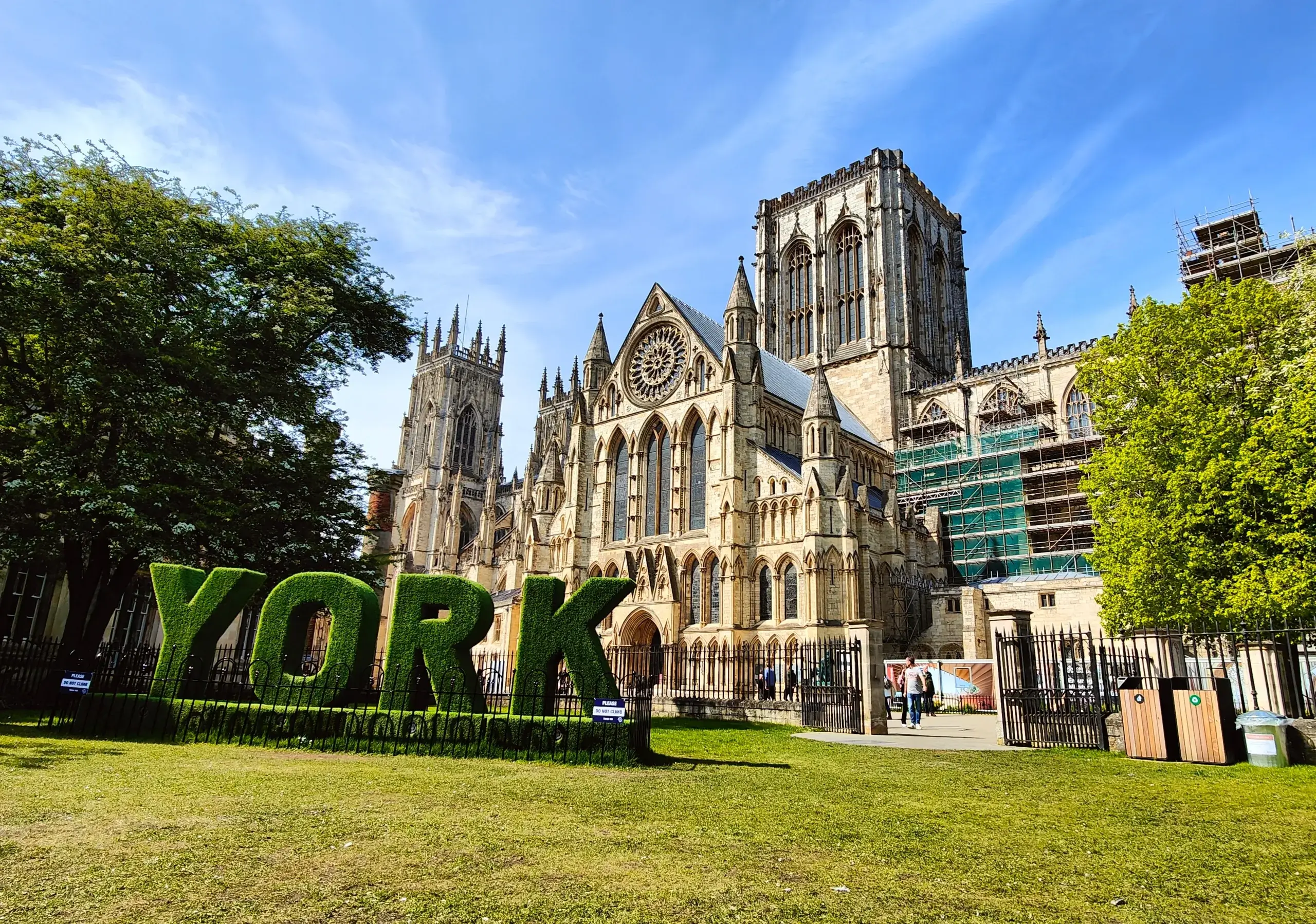 Katedralen York Minster set udefra